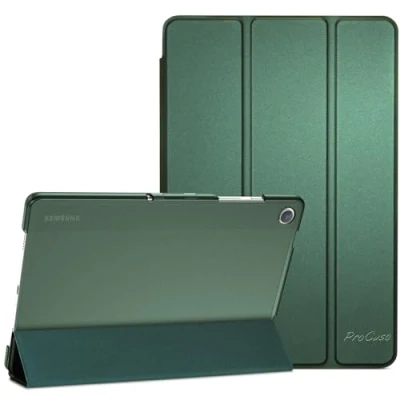 Afbeelding van ProCase Hoes voor Samsung Galaxy Tab A9+/A9 Plus 11 inch 2023 (SM X210), drievoudige beschermhoes de Plus, dun, licht, Smart Cover met doorzichtige matte achterkant,