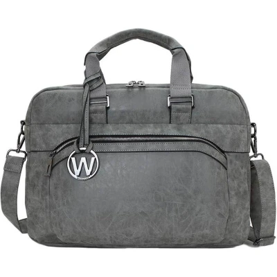 Afbeelding van Wimona Laptoptas Eliana grijs
