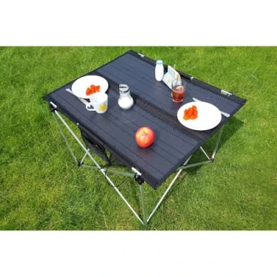 Afbeelding van Technaxx Campingtisch TX 252 Campingtafel Zwart, Zilver 5084 Belastbaarheid (gewicht) (max.) 20 kg