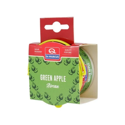 Afbeelding van Dr. Marcus Aircan Green Apple luchtverfrisser met neutrafresh technologie Autogeurtje voor in de auto, thuis of kantoor Tot 60 dagen geurverspreiding 40 gram