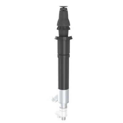 Afbeelding van Burgerhout Skyline 3000 combi dakdoorvoer alum. Ø 80 80/125 mm zwart