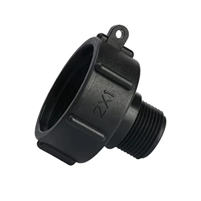 Afbeelding van IBC Tank Adapter Plastic Slang Tap Connector S60X6 1 &quot;Grof Schroefdraad Cap Water Tip voor Ton Valve