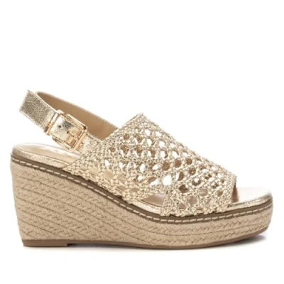 Afbeelding van XTI 143829 damessandalen, goud, maat 40, goudkleurig, 40 EU