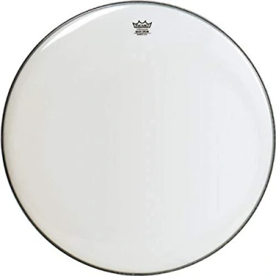 Afbeelding van Remo Ambasador Smooth wit 20&quot;, basDrum Batter Bass drumvel