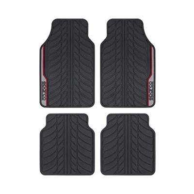 Afbeelding van Sparco automatten set Rubber Rood