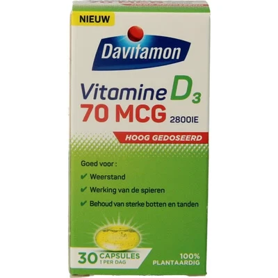 Afbeelding van Davitamon Vitamine D 70mcg