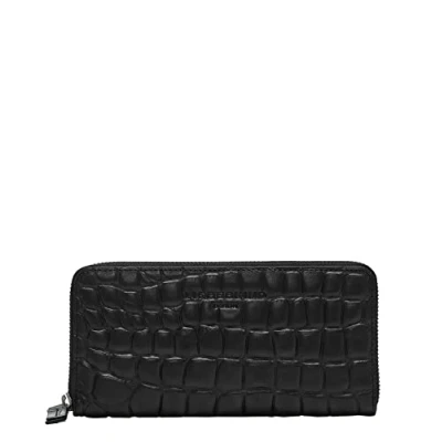 Afbeelding van Liebeskind Berlin Dames 899 Gigi20 Croco black reisaccessoire portemonnee, zwart, Large (HxBxT 10cm x 19cm 2cm)