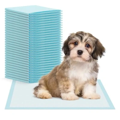 Afbeelding van 30x ARNOMED puppy pads, accessoires, 5 laags trainingspads voor honden in 40x60cm, lekvrije plasmatten honden, absorberende puppytoilet, hondenaccessoires kleine