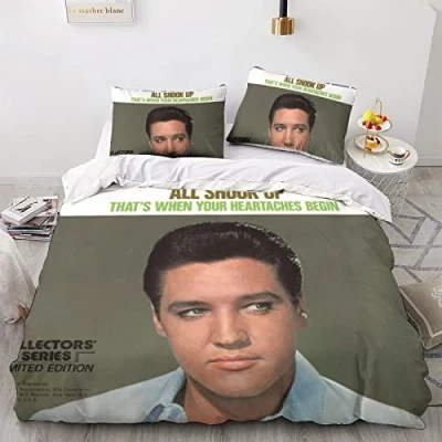 Afbeelding van LENTLY 586bYi Beddengoedset voor jongens en meisjes, 3D bedrukte dekbedovertreksets kinderen, verborgen rits, dekbedovertrek met kussensloop, kingsize (220 x 240 cm)