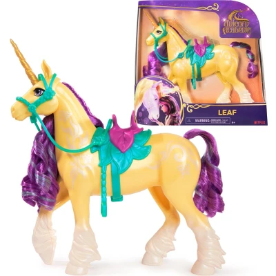 Afbeelding van Unicorn Academy Eenhoorn Leaf met afneembaar hoofdstel en zadel