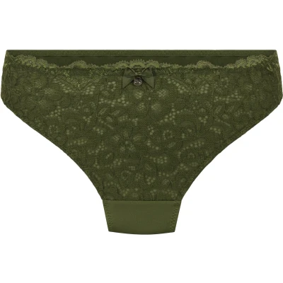 Afbeelding van Hunkemöller HUNKEMÖLLER Marine Thong Tanga, Dames, Maat: MxM, Green