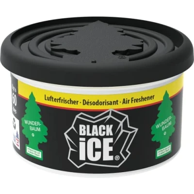 Afbeelding van LITTLE TREES Fiber Can Luchtverfrisser Glasvezel Single Pack Zwart IJs