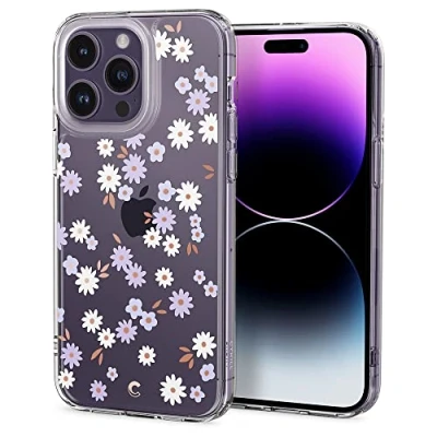 Afbeelding van CYRILL Cecile Telefoonhoes compatibel met iPhone 14 Pro, 6,1 inch (2022), duurzaam, transparant, zachte TPU bumper, doorzichtige case, Dream Daisy
