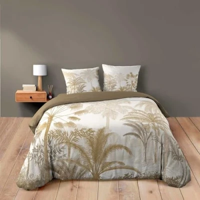 Afbeelding van douceur d&#039;intérieur, 3 delige set (260 x 240 cm) Cocoty, 100% katoen
