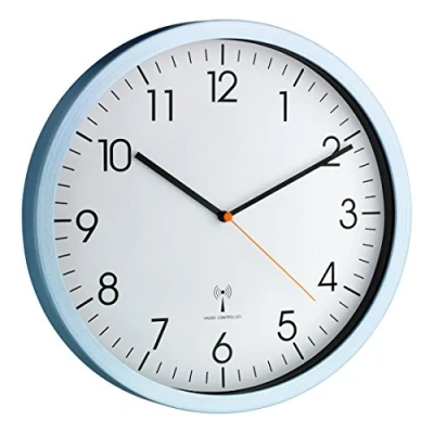 Afbeelding van TFA Dostmann 60.3517.55 Wandklok Zendergestuurd 30.5 cm x 4.5 Aluminium (mat)
