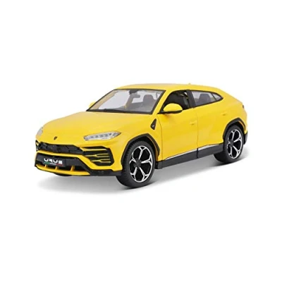 Afbeelding van Bauer Spielwaren Maisto Lamborghini Urus: modelauto schaal 1:24, deuren om te openen, 20 cm, geel (531519Y)