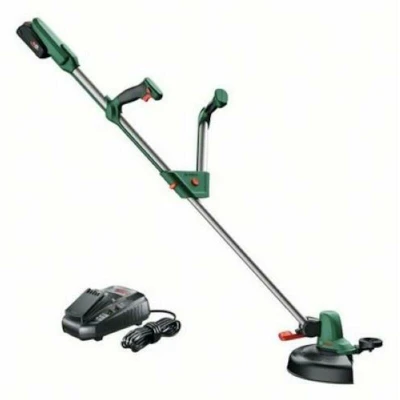 Afbeelding van Bosch Groen Accutrimmer UniversalGrassCut 18V 26 1x 2,5 Ah accu + AL1830CV lader en extra gratis spoel 06008C1E06