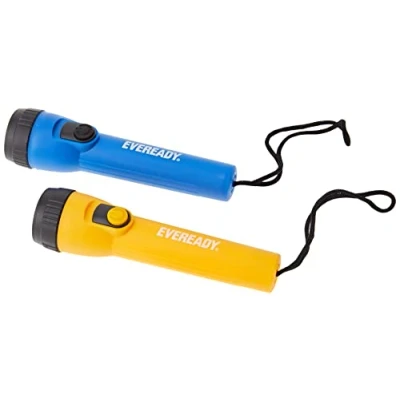 Afbeelding van Eveready Led zaklamp, extreem helder, voor camping, outdoor en cadeau, inclusief batterij, 2 stuks