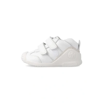 Afbeelding van Biomecanics Leren gymschoenen 221001 A wit, marineblauw, 00000018, 25 EU