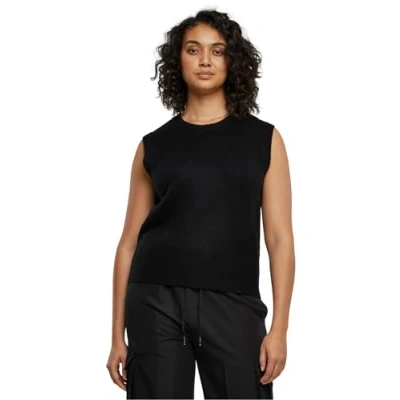 Afbeelding van Urban Classics Slipover Top, Dames, Maat: 4XL, Black
