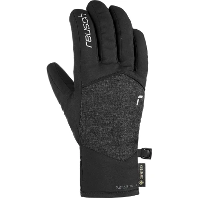 Afbeelding van Reusch Mia Gore Tex skihandschoenen, extra warme, waterdichte en ademende zwart/grijs, maat 7