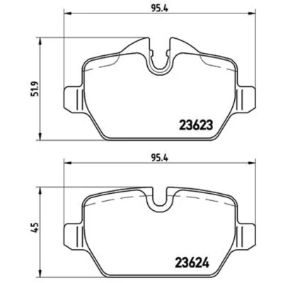 Afbeelding van Brembo Remblokset P 06 037