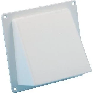 Afbeelding van Nedco gevelklep Ø 150 mm wit