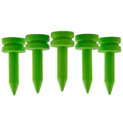 Afbeelding van 100 stuks bamboe golfshirts meerdere kleuren en maten Castle Golf Tees Standaard Eco vriendelijke duurzame golfshirts, 25mm Kasteel Neon Groen,