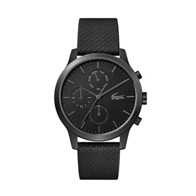 Afbeelding van Lacoste Mens multi wijzerplaat quartz horloge met lederen band 2010997