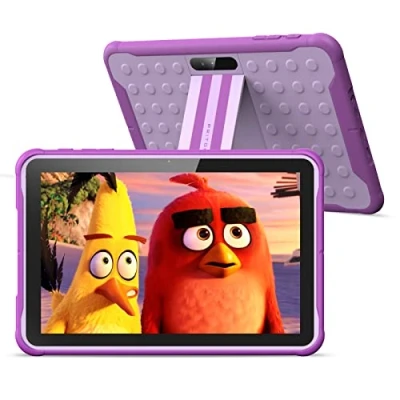 Afbeelding van PRITOM 10 inch Android 10.3G Phone Tablet, Child Lock, WiFi, 6000 mAh, Quad Core Processor, 2GB RAM, 32GB ROM, HD IPS Screen, voor kinderen met hoes (paars)