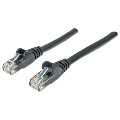 Afbeelding van Intellinet 2m Cat6 netwerkkabel Zwart U/UTP (UTP) 342063