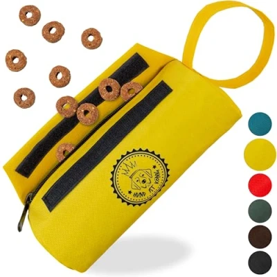Afbeelding van HUND IST KÖNIG Premium apporteerdummy voor honden, voederdummy hondenlekkernijen, ideale voedertas hondentraining of puppyopvoeding