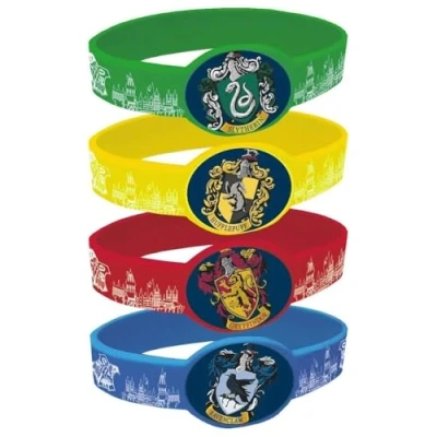 Afbeelding van Harry Potter armbanden 4 stuks