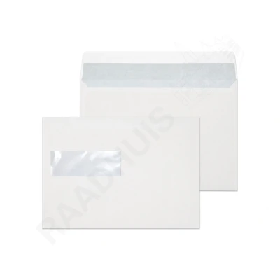 Afbeelding van Raadhuis dienstenvelop 156x220mm EA5 venster links wit gegomd 500 stuks RD 202040