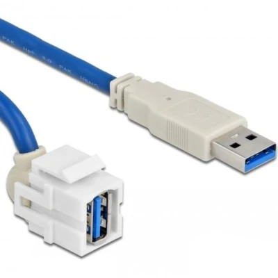 Afbeelding van Delock Keystone Module USB 3.0 A vrouwelijk 250 &gt; mannelijk