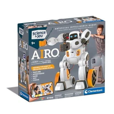 Afbeelding van Clementoni AIRO, robot om te monteren vanaf 9 jaar Met kunstmatige intelligentie Wetenschap en Robotics spel Speelgoed voor kinderen AI technologie
