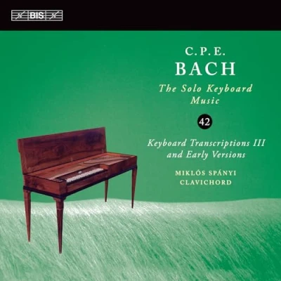 Afbeelding van Miklos Spanyi C.P.E. Bach: Solo Keyboard Music, Vol. 42 (CD)