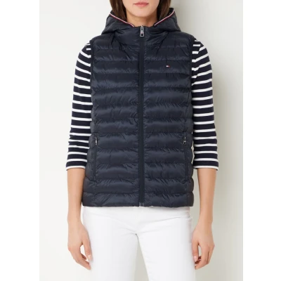 Afbeelding van Tommy Hilfiger Dames LW GEPADDEERDE WERELDWIJDE STREEP VEST Vest, Desert Sky, XXS, woestijn hemel, XXS