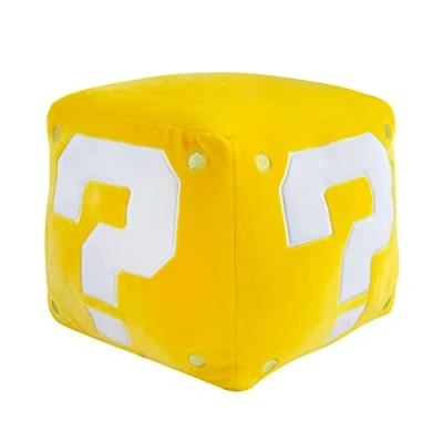 Afbeelding van Super Mario Pluche Mocchi Large Question Block