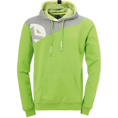 Afbeelding van Kempa Core 2.0 Hoody Kind Hoop Groen Donker Grijs Melange Maat 116