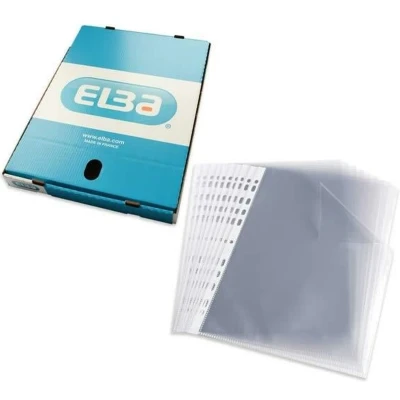 Afbeelding van Hoezen Elba Transparant A4 (100 Stuks)