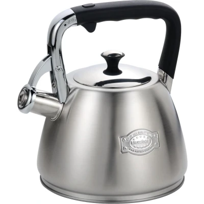 Afbeelding van Klausberg KB 7612 fluitketel 3 Liter rvs alle warmtebronnen Zilverkleurig