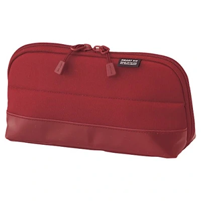 Afbeelding van Lihit Lab Smart Fit pennenetui (etui), marineblauw, 20,3 x 10,2 cm (A7688 11) rood