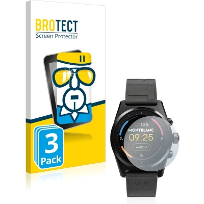 Afbeelding van BROTECT Glas Screenprotector voor Montblanc Summit Lite Gehard Beschermglas 9H (3 Stuks)