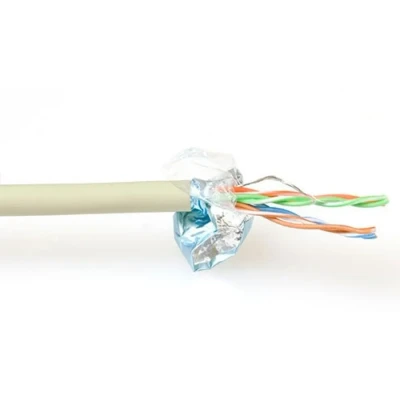 Afbeelding van ACT CAT5E F/UTP LSZH soepel patch ivoor 500 m