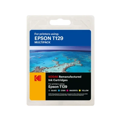 Afbeelding van Kodak Epson T1295 BX inkt CMYK Rebuilt set van 4