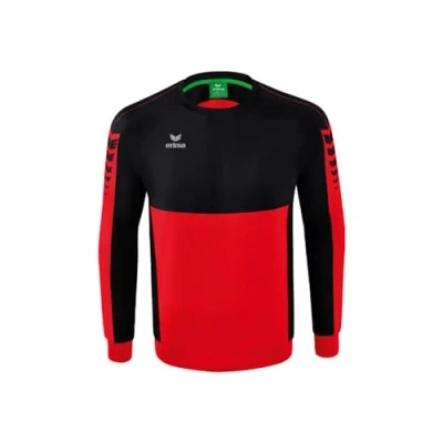 Afbeelding van Erima Six Wings sweatshirt rood/zwart