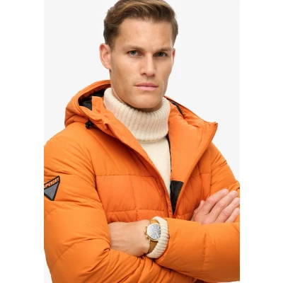 Afbeelding van Superdry Mannen Expedition pufferjas met Capuchon Oranje Grootte: L