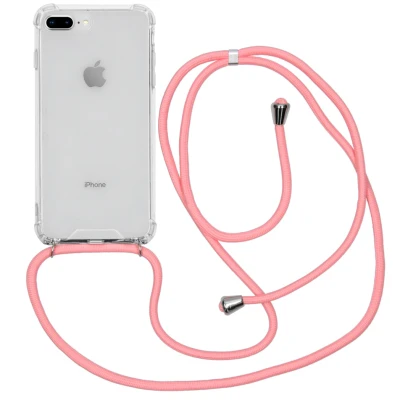 Afbeelding van Apple iPhone 8 Plus Hoesje Kunststof iMoshion Hardcase/Koordhoesje/Backcover Transparant Telefoonhoesje