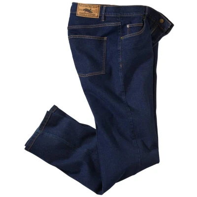 Afbeelding van Atlas for Men Donkerblauwe regular stretch jeans